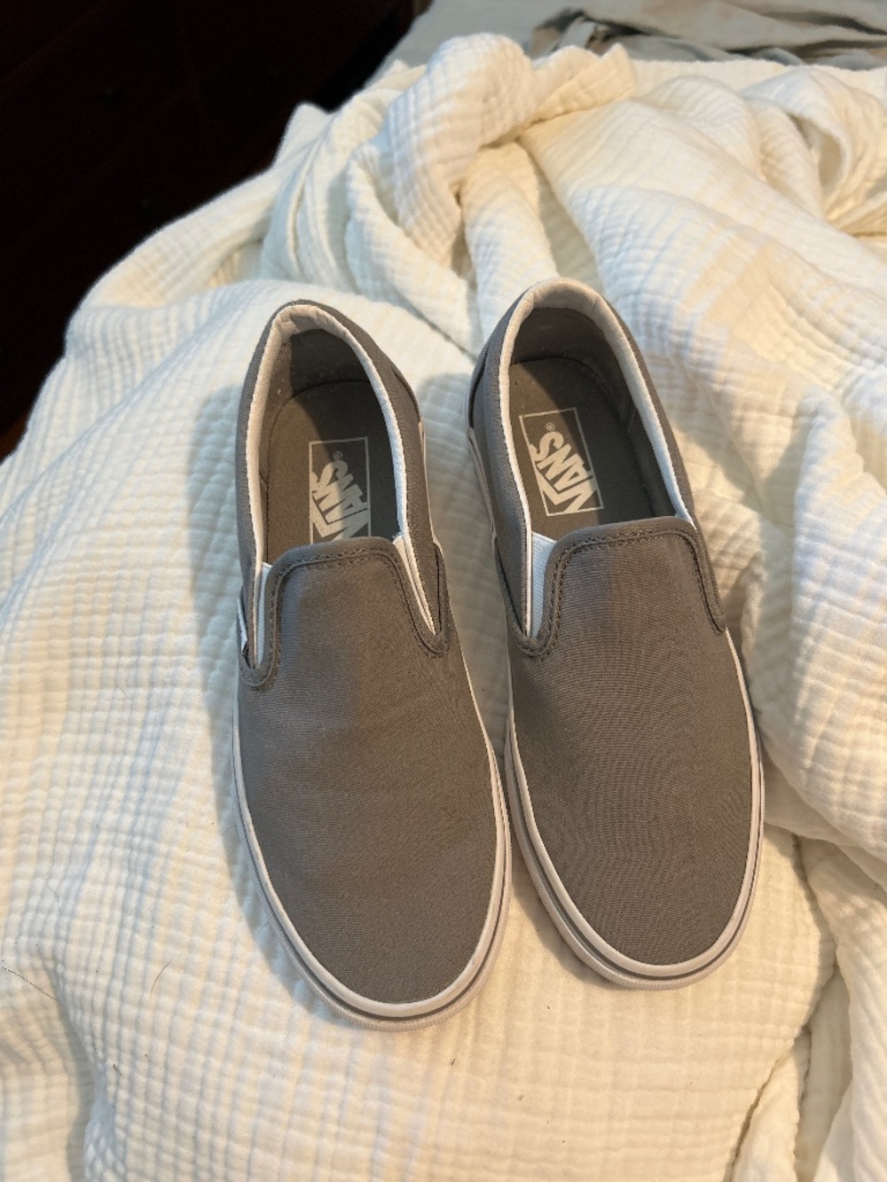 Vans-gray canvas